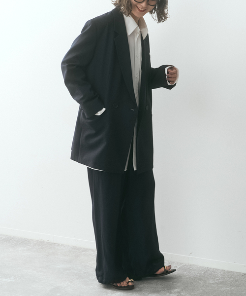 Spick & Span(スピックアンドスパン)の「SHEN TANAKA*S チュニックシャツ(シャツ/ブラウス・レディース・ホワイト/ブルー系その他・FREE)」の10枚目の写真