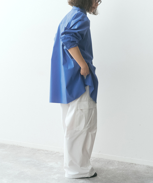 Spick & Span(スピックアンドスパン)の「SHEN TANAKA*S チュニックシャツ(シャツ/ブラウス・レディース・ホワイト/ブルー系その他・FREE)」の17枚目の写真