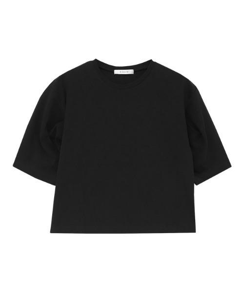 RASW（ラス）の「コーマコットンボリュームハーフスリーブTシャツ（Tシャツ/カットソー・レディース・オフホワイト/ブラック・L/M）」の7枚目の写真