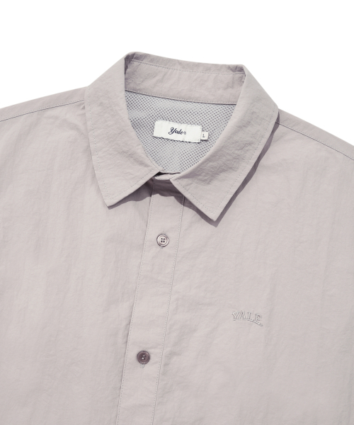 YALE（イェール）の「ナイロンスポーティコーチシャツライトグレー（シャツ/ブラウス・レディース・その他・XX-LARGE/LARGE/MEDIUM/SMALL/X-LARGE/X-SMALL）」の4枚目の写真