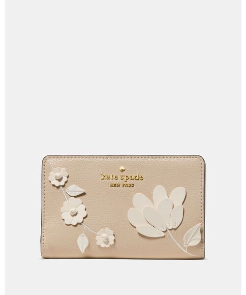 【新品】ケイトスペード 折り財布 フローラル kate spade NEW YORK（ケイト・スペード ニューヨーク） 並行輸入