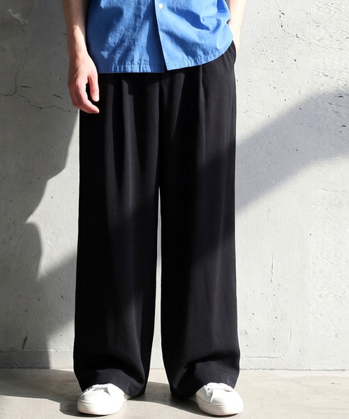 antiqua(アンティカ)の「吸水速乾 UVカット ロング ワイドパンツ(その他パンツ・レディース・ブラック・MEDIUM/LARGE)」の13枚目の写真