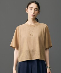 テクスチャージャージーレーシー カットソー