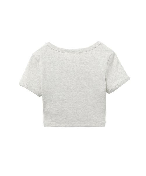 APEE BY A BATHING APE（エイピーバイアベイシングエイプ）の「RIBBED TOP（Tシャツ/カットソー・レディース・オリーブ/グレー・SMALL/X-SMALL）」の3枚目の写真