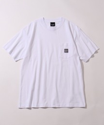 HUF(�n�t)�́yHUF/�n�t�zBOX LOGO POCKET TEE/�{�b�N�X���S �|�P�b�g�t���V���[�g�X���[�uT�V���c(T�V���c/�J�b�g�\�[)
