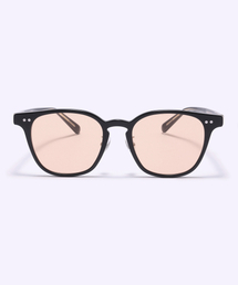 ALO EYEWEAR（アロアイウェア）の「[SILVERBITE] SBS1601 0902G アセテート スクエア ブラック オレンジ ティント サングラス（サングラス）」