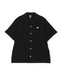 Store-Exclusive Men’s Pique Open-Collar Shirt