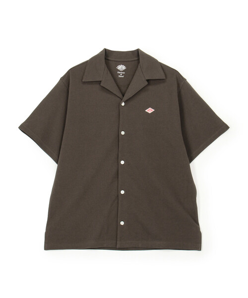 DANTON(ダントン)の「Store-Exclusive Men’s Pique Open-Collar Shirt(その他トップス・メンズ・ブラウン/チャコール/ブラック/オフホワイト・S/L/M)」の5枚目の写真