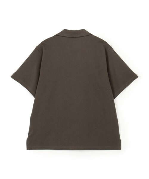 DANTON(ダントン)の「Store-Exclusive Men’s Pique Open-Collar Shirt(その他トップス・メンズ・ブラウン/チャコール/ブラック/オフホワイト・S/L/M)」の6枚目の写真