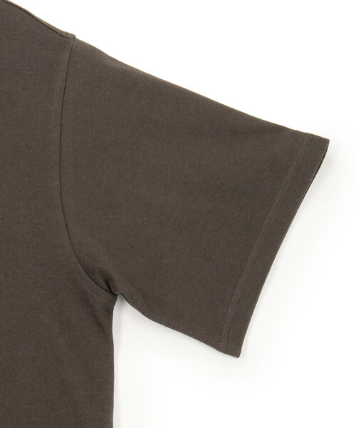 DANTON(ダントン)の「Store-Exclusive Men’s Pique Open-Collar Shirt(その他トップス・メンズ・ブラウン/チャコール/ブラック/オフホワイト・S/L/M)」の8枚目の写真