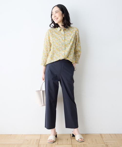 美品☆定価約3,8万 LIBERTY OF LONDON プリントシャツブラウス Liberty】リバティプリントブラウス（シャツ/ブラウス）｜DECOY SINCE
