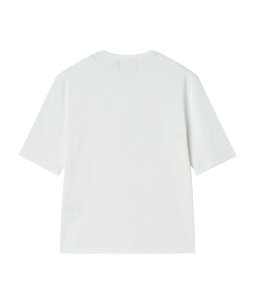 Beyond Closet（-）の「[コレクションライン] パールボタンヘンリーネック半袖Tシャツ ホワイト（Tシャツ/カットソー・メンズ・その他・MEDIUM/LARGE）」の3枚目の写真