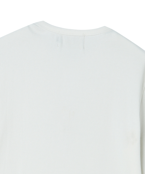 Beyond Closet（-）の「[コレクションライン] パールボタンヘンリーネック半袖Tシャツ ホワイト（Tシャツ/カットソー・メンズ・その他・MEDIUM/LARGE）」の6枚目の写真