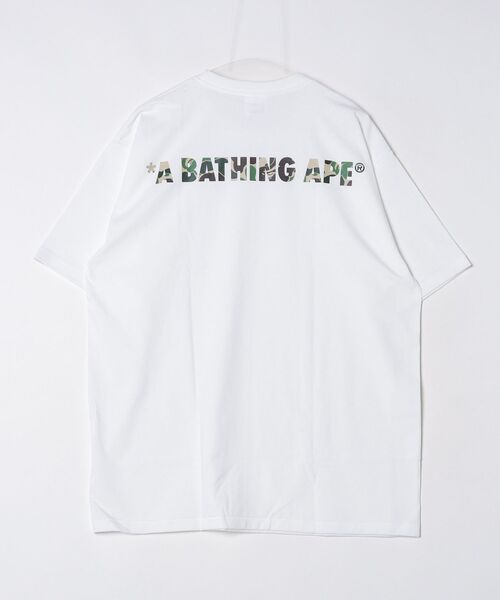 A BATHING APE(アベイシングエイプ)の「ABC CAMO ONE POINT TEE(Tシャツ/カットソー・メンズ・ホワイト×ピンク/ホワイト×ブルー/ホワイト×グリーン・XXX-LARGE/XX-LARGE/MEDIUM/LARGE/X-LARGE/SMALL)」の13枚目の写真