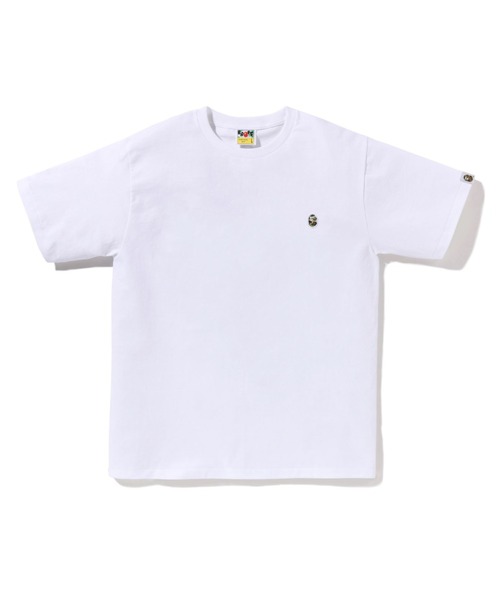 A BATHING APE(アベイシングエイプ)の「ABC CAMO ONE POINT TEE(Tシャツ/カットソー・メンズ・ホワイト×ピンク/ホワイト×ブルー/ホワイト×グリーン・XXX-LARGE/XX-LARGE/MEDIUM/LARGE/X-LARGE/SMALL)」の2枚目の写真