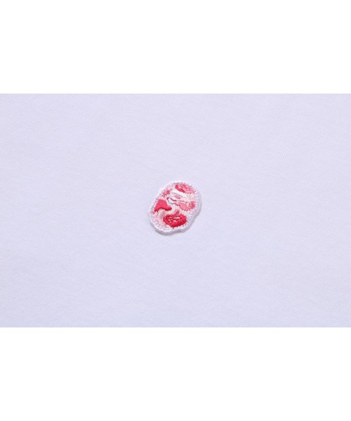 A BATHING APE(アベイシングエイプ)の「ABC CAMO ONE POINT TEE(Tシャツ/カットソー・メンズ・ホワイト×ピンク/ホワイト×ブルー/ホワイト×グリーン・XXX-LARGE/XX-LARGE/MEDIUM/LARGE/X-LARGE/SMALL)」の9枚目の写真