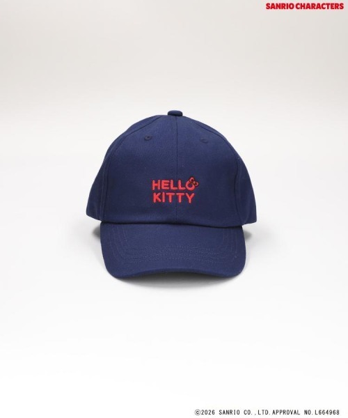 Right-on(ライトオン)の「Other(ソノタ)「サンリオキャラクターズ」刺繍キャップ(キャップ・レディース・オフホワイト/ネイビー・フリー)」の5枚目の写真