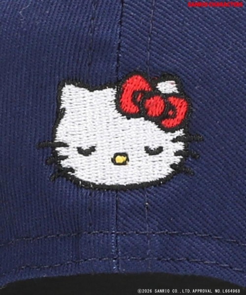 Right-on(ライトオン)の「Other(ソノタ)「サンリオキャラクターズ」刺繍キャップ(キャップ・レディース・オフホワイト/ネイビー・フリー)」の10枚目の写真