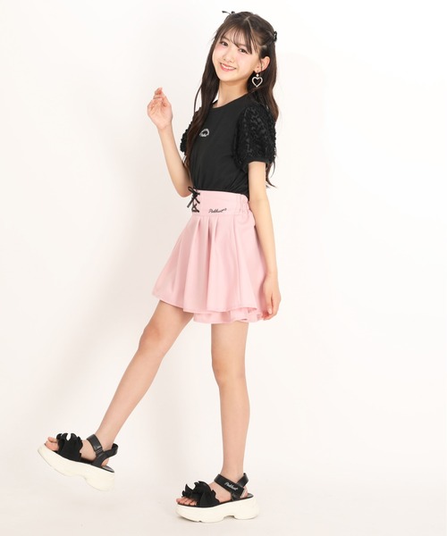 PINKHUNT(ピンクハント)の「PINKHUNT レースアップスカート風ショートパンツ 1830K(その他パンツ・キッズ・アッシュグレー/ベビーピンク・130cm/140cm/150cm/160cm/120cm)」の18枚目の写真