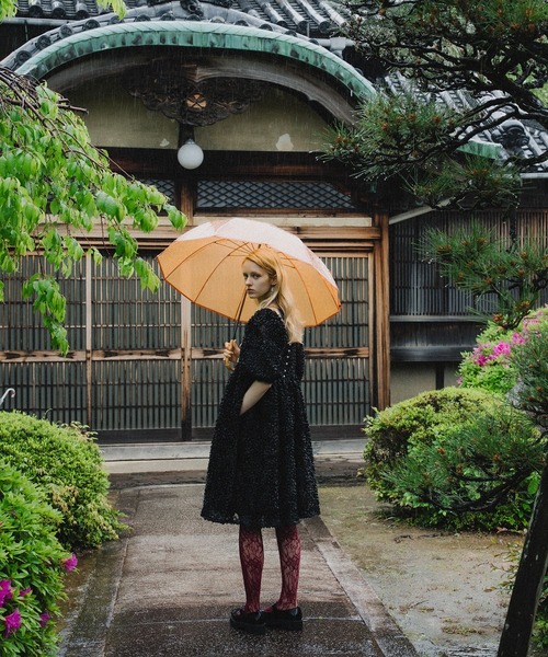 et.UNiVER(エトユニベール)の「Baloom ribbon dress(ドレス・レディース・ブラック/オフホワイト/ピンク・M-Long/M-Short/MEDIUM)」の7枚目の写真