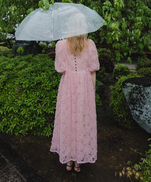 et.UNiVER(エトユニベール)の「Baloom ribbon dress(ドレス・レディース・ブラック/オフホワイト/ピンク・M-Long/M-Short/MEDIUM)」の16枚目の写真