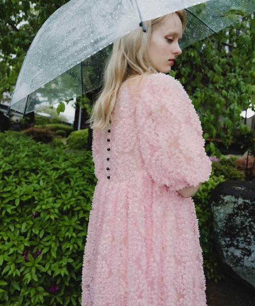 et.UNiVER(エトユニベール)の「Baloom ribbon dress(ドレス・レディース・ブラック/オフホワイト/ピンク・M-Long/M-Short/MEDIUM)」の18枚目の写真
