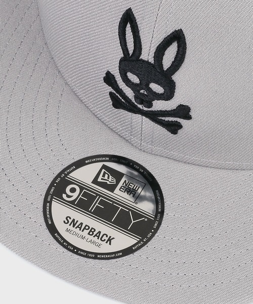 Psycho Bunny（サイコバニー）の「[WEB限定]ニューエラ Psycho Bunny 9FIFTY キャップ（キャップ・メンズ・グレー/ブラック・FREE）」の19枚目の写真