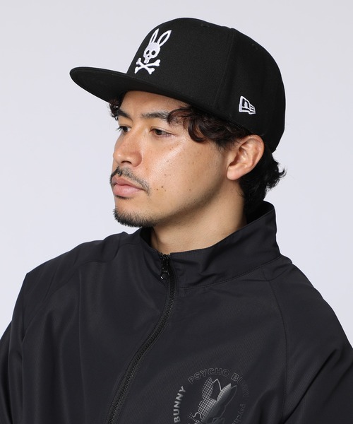 Psycho Bunny（サイコバニー）の「[WEB限定]ニューエラ Psycho Bunny 9FIFTY キャップ（キャップ・メンズ・グレー/ブラック・FREE）」の3枚目の写真