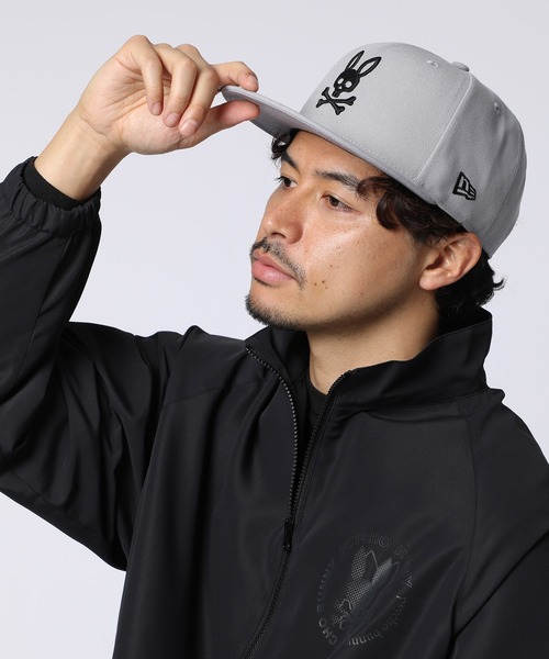 Psycho Bunny（サイコバニー）の「[WEB限定]ニューエラ Psycho Bunny 9FIFTY キャップ（キャップ・メンズ・グレー/ブラック・FREE）」の11枚目の写真