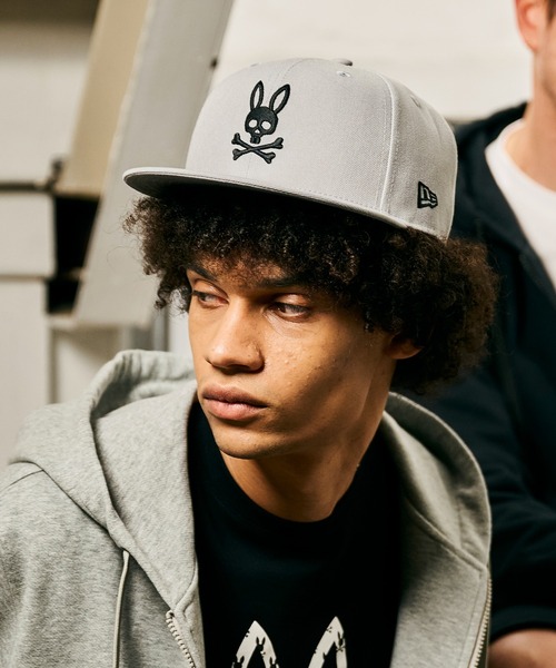 Psycho Bunny（サイコバニー）の「[WEB限定]ニューエラ Psycho Bunny 9FIFTY キャップ（キャップ・メンズ・グレー/ブラック・FREE）」の14枚目の写真