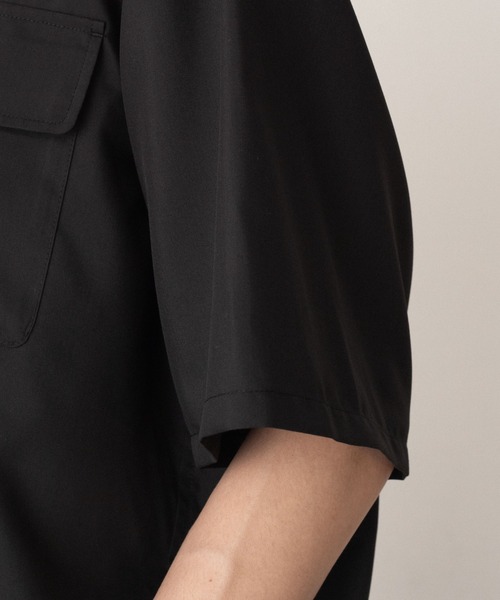 LUCY(ルーシー)の「LUCY/ダブルポケットボクシーシャツ(シャツ/ブラウス・メンズ・サックスブルー/ブラック・MEDIUM/LARGE)」の15枚目の写真