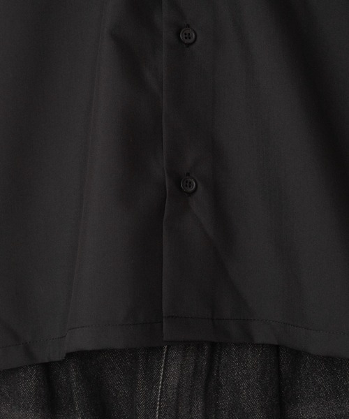 LUCY(ルーシー)の「LUCY/ダブルポケットボクシーシャツ(シャツ/ブラウス・メンズ・サックスブルー/ブラック・MEDIUM/LARGE)」の16枚目の写真