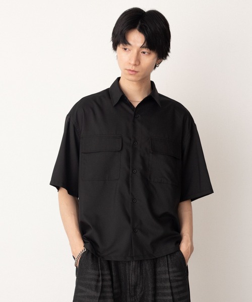 LUCY(ルーシー)の「LUCY/ダブルポケットボクシーシャツ(シャツ/ブラウス・メンズ・サックスブルー/ブラック・MEDIUM/LARGE)」の19枚目の写真