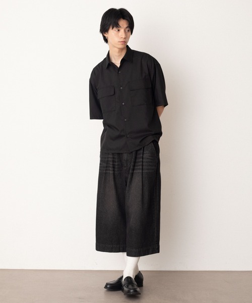 LUCY(ルーシー)の「LUCY/ダブルポケットボクシーシャツ(シャツ/ブラウス・メンズ・サックスブルー/ブラック・MEDIUM/LARGE)」の22枚目の写真