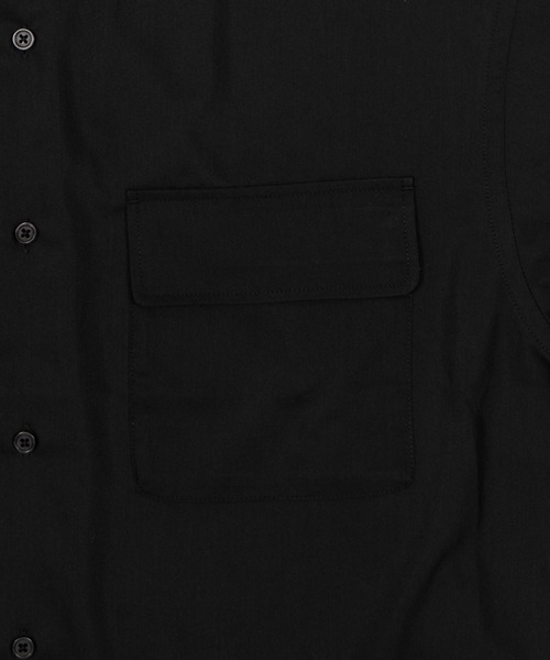 LUCY(ルーシー)の「LUCY/ダブルポケットボクシーシャツ(シャツ/ブラウス・メンズ・サックスブルー/ブラック・MEDIUM/LARGE)」の7枚目の写真