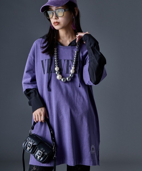 GEVS.（ジェイヴィス）の「シアーパーカーシャツ＜大きいサイズ有＞GEVS.（シャツ/ブラウス・レディース・ブラック/オフホワイト・M/3L/5L/4L/LL/L）」の10枚目の写真