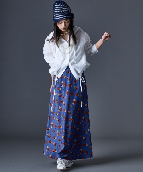 GEVS.（ジェイヴィス）の「シアーパーカーシャツ＜大きいサイズ有＞GEVS.（シャツ/ブラウス・レディース・ブラック/オフホワイト・M/3L/5L/4L/LL/L）」の3枚目の写真