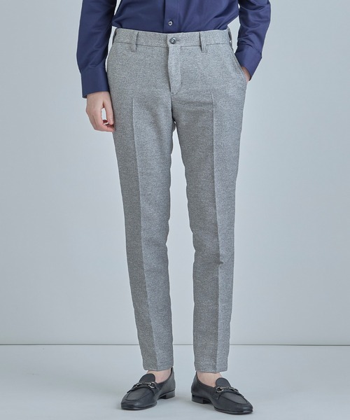 MEN'S BIGI(メンズビギ)の「【ACTIVE TAILOR】カラミメッシュストレッチパンツ<軽量/通気性/ストレッチ>(スラックス・メンズ・ブラック/ネイビー/グレー・03/04/02/01)」の1枚目の写真