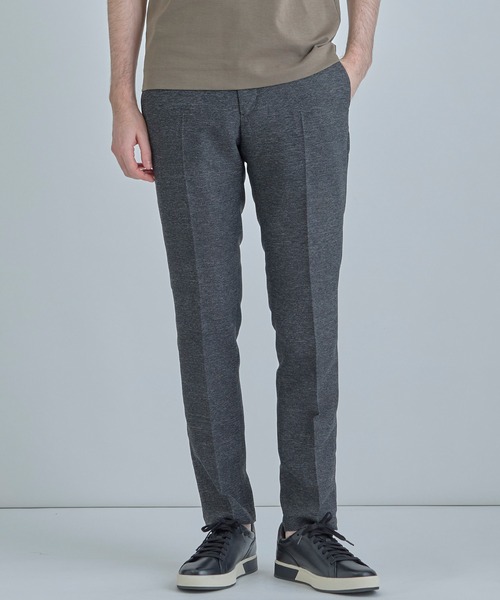 MEN'S BIGI(メンズビギ)の「【ACTIVE TAILOR】カラミメッシュストレッチパンツ<軽量/通気性/ストレッチ>(スラックス・メンズ・ブラック/ネイビー/グレー・03/04/02/01)」の2枚目の写真