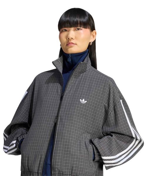 adidas(アディダス)の「adidas CHECK TRUCK TOP / アディダス チェック トラックトップ(その他アウター・レディース・ブラック・L/S/M)」の4枚目の写真