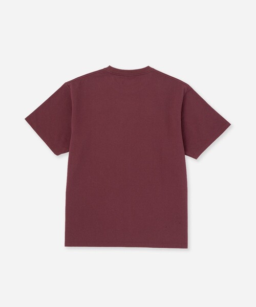 Saturdays NYC（サタデーズ ニューヨークシティ ）の「Pique Logo Standard SS Tee（Tシャツ/カットソー・メンズ・キナリ/ワイン/ブラック・L/M/S）」の13枚目の写真