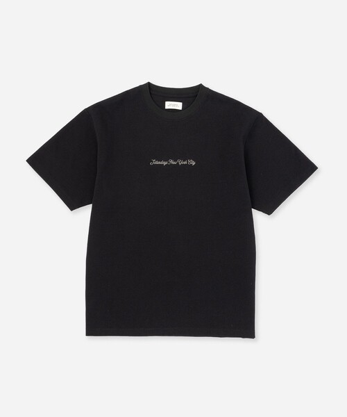 Saturdays NYC（サタデーズ ニューヨークシティ ）の「Pique Logo Standard SS Tee（Tシャツ/カットソー・メンズ・キナリ/ワイン/ブラック・L/M/S）」の16枚目の写真