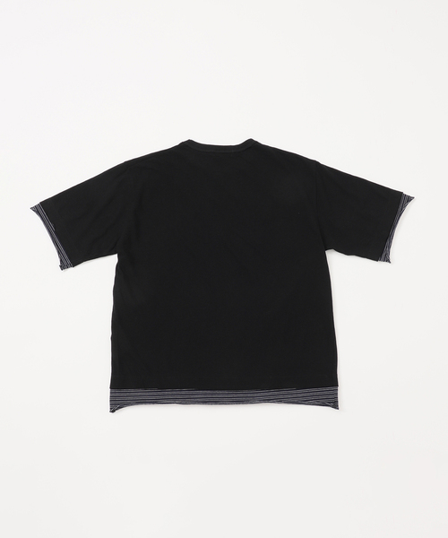 JOURNAL STANDARD J.S HOMESTEAD(ジャーナルスタンダードホームステッド)の「J.S.Homestead / ボーダー トランジション Tシャツ(Tシャツ/カットソー・メンズ・ブラウン系その他/ホワイト/ブラック・MEDIUM/LARGE)」の11枚目の写真