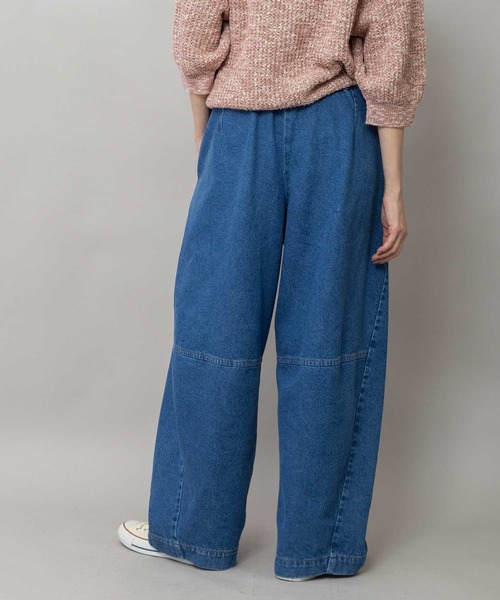 Munich(ミューニック)の「11ozオープンエンドデニム バレルパンツ(デニムパンツ・レディース・ブルー/ブラック・M/XS/S)」の15枚目の写真