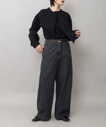 Munich（ミューニック）の「11ozオープンエンドデニム バレルパンツ（デニムパンツ）」