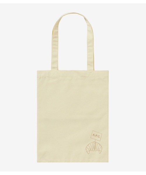 A.P.C.（アーペーセー）の「TOTE BOULANGERIE/ブーランジェリー トートバッグ（トートバッグ・メンズ・イエロー・ONESIZE）」の5枚目の写真