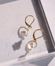 淡水パール ケシ風ひと粒のピアス(アレルギー対応ピアス)
