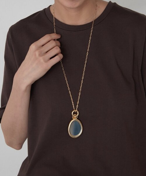 GALENA(LOUNGEDRESS)(ガレナ)の「【GALENA/ガレナ】3WAYミラーネックレス(ネックレス・レディース・ゴールド/シルバー・FREE)」の2枚目の写真