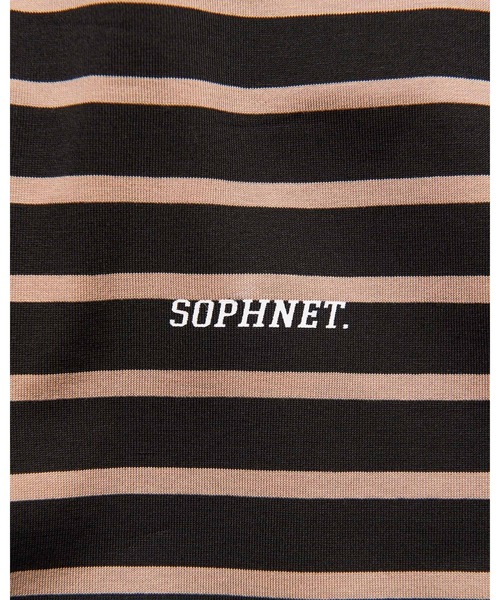 SOPHNET.(ソフネット)の「SCORPION BORDER L/S WIDE TEE(Tシャツ/カットソー・メンズ・ネイビー/ベージュ・3/4/2/1/5)」の7枚目の写真