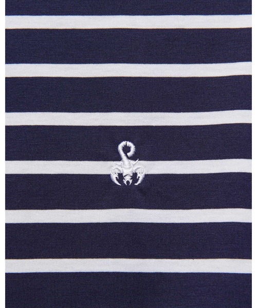 SOPHNET.(ソフネット)の「SCORPION BORDER L/S WIDE TEE(Tシャツ/カットソー・メンズ・ネイビー/ベージュ・3/4/2/1/5)」の10枚目の写真